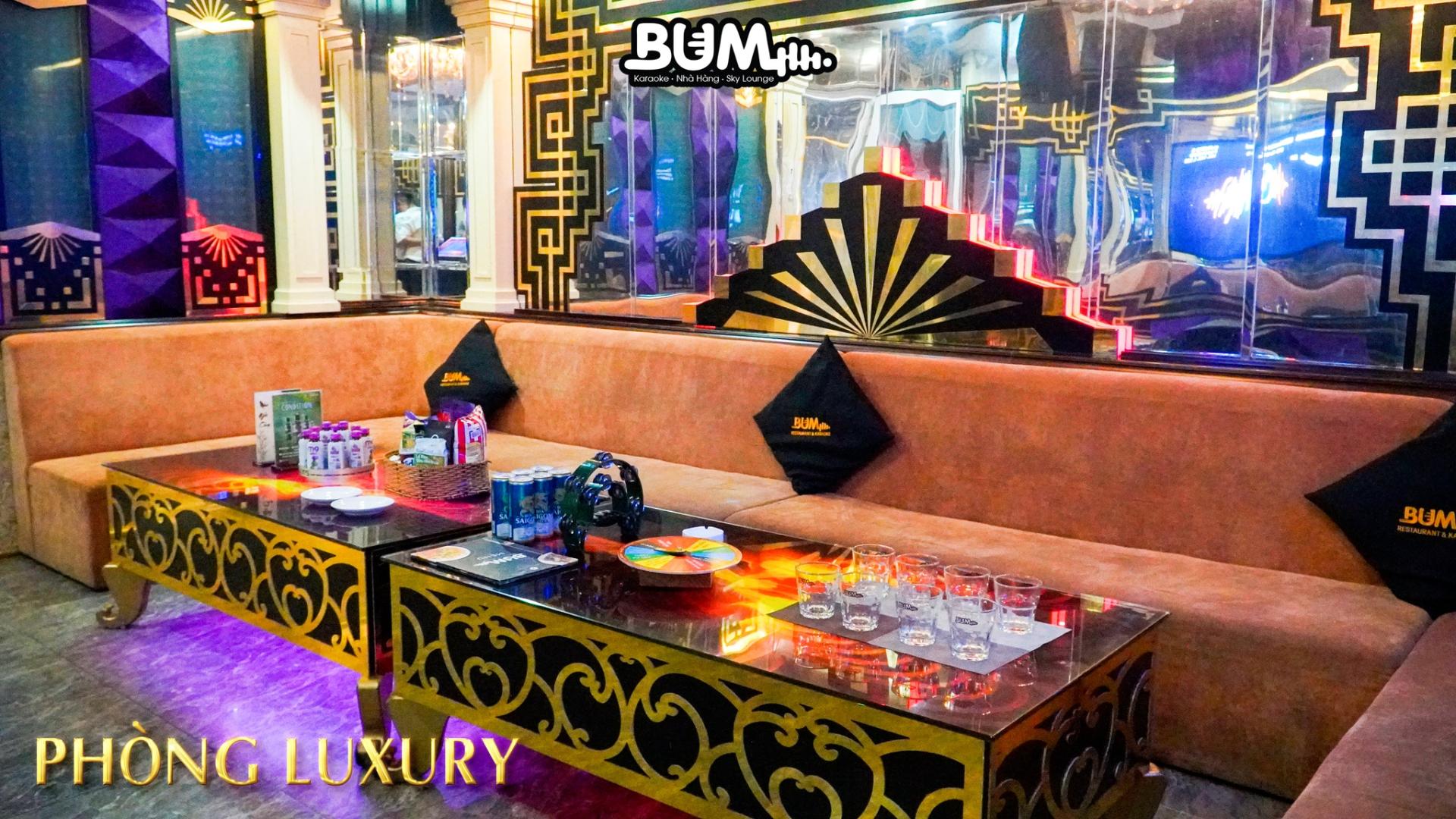 Phòng Karaoke Luxury mang phong cách hiện đại sang trọng